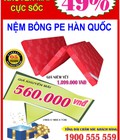 Hình ảnh: nệm pe hàn quốc giảm giá 49%