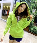 Hình ảnh: MisaShop90 Chuyên Sỉ áo khoác NỈ TAI GẤU 100% cotton Giá Rẻ Ship Hàng Toàn Quốc