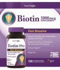 Hình ảnh: Thuốc Biotin hàng xách tay chính hãng Mỹ 400k/ lọ 250 viên