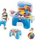 Hình ảnh: Bộ đồ chơi tiêu chuẩn Châu Âu: Ghế nấu ăn, trang điểm, bác sĩ nhựa cho bé trai/bé gái