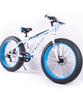 Hình ảnh: Xe đạp bánh to Fatbike Trắng Xanh Dương