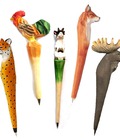 Hình ảnh: Bút bi gỗ khắc hình động vật ngộ nghĩnh tại Sản Phẩm Sáng Tạo 244 Kim Mã Hà Nội