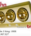 Hình ảnh: Sưởi nhà tắm 3 bóng  Braun 