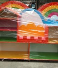 Hình ảnh: tủ để sách đồ chơi nhiều màu sắc