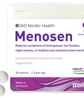 Hình ảnh: Menosen giúp giảm các triệu chứng mãn kinh