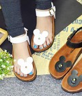 Hình ảnh: Sandal và dép đế lõm mickey hàng thái dồng giá