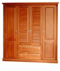 Hình ảnh: Tủ quần áo gỗ tự nhiên SHOME furni TGH016-009