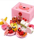 Hình ảnh: Đồ chơi gỗ Nhật Bản tiệc sinh nhật dâu tây hồng Mother Garden Đồ chơi gỗ Nhật Bản tiệc sinh nhật dâu tây hồng
