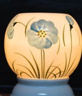 Hình ảnh: Đèn xông tinh dầu Bát Tràng hoa dáng tròn