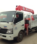 Hình ảnh: Bán xe tải Hino gắn cẩu 3 tấn