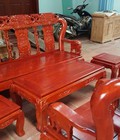 Hình ảnh: Bộ bàn ghế voi gỗ xoan ta ,tay 10, gồm 6 món,phun sơn PU