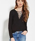 Hình ảnh: Áo pull đan dây Forever 21 hot trend, mặc được tất cả các mùa