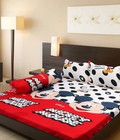 Hình ảnh: Bộ chăn ga gối trần bông chuột Mickey mouse 560,000 đ