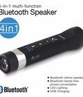 Hình ảnh: Loa Bluetooth kiêm Đèn pin siêu sáng FM thẻ nhớ sạc dự phòng