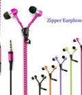 Hình ảnh: Tay nghe dây kéo chống rối có mic Zipper Earphones