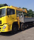 Hình ảnh: Bán xe tải cẩu Dongfeng 3 chân C260 gắn cẩu tự hành 7 tấn Soosan, Kanglim