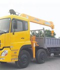 Hình ảnh: Giá bán xe tải Dongfeng L315 4 chân giò gắn cẩu Soosan 10 tấn 5 khúc