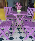 Hình ảnh: bàn ghế cafe gỗ giá gốc cần thanh lý gấp