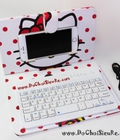 Hình ảnh: Bao da bàn phím Bluetooth Hello Kitty cho điện thoại