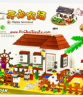 Hình ảnh: Lego Nhà Vườn Trồng Hoa, Nuôi Bò Sữa 483 Miếng