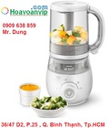 Hình ảnh: Máy xay hấp Avent 4 in 1 scf 875 02 giảm giá và tặng ghế ăn dặm