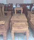 Hình ảnh: Bộ bàn ghế Minh Quốc triện gỗ Gụ 