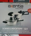 Hình ảnh: Nồi áp suất Axentia 3+6 lít kèm vung kính giỏ hấp hàng nội địa Đức