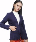 Hình ảnh: Áo Vest không cổ màu xanh đen