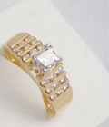 Hình ảnh: Nhẫn Nữ Magic Glo 14k Gold Diamond Ring Ladies USA