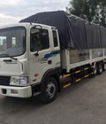 Hình ảnh: Xe Tải 3 Chân HYUNDAI HD210 thùng mui bạt 14 tấn nhập khẩu