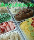 Hình ảnh: Khay đựng kem, khay đựng thạch, khay topping, khay kem giá rẻ,nơi bán khay kem inox