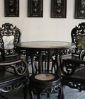 Hình ảnh: Bộ bàn ghế trúc nam 7 món, nét đục xưa tinh tế, mềm mại