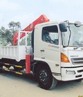 Hình ảnh: Xe hino series 500 fg8 gắn cẩu 5t tải 7 tấn thùng 6.5m