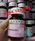 Hình ảnh: Bổ sung sắt cho bà bầu Blackmores Pregnancy Iron 30 viên