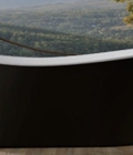 Hình ảnh: Bồn tắm dài có bửng ngoài đen Rivington tiêu chuẩn Australia