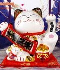 Hình ảnh: Mèo thần tài, mèo may mắn Maneki Neko  size 22cm