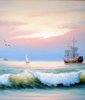 Hình ảnh: tranh sơn dầu thuận buồm xuôi gió