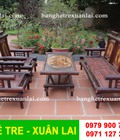 Hình ảnh: Bàn ghế tre XUân Lai giá mềm tại Hà Nội