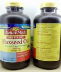 Hình ảnh: Dầu Hạt Lanh, Nature Made Organic Flaxseed Oil 1,400 mg