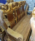 Hình ảnh: Bộ bàn ghế giả cổ trạm tứ linh ( gỗ lim ) tay 12