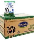 Hình ảnh: Sữa tiệt trùng Vinamilk Có đường, không đường bịch 220ml thùng 48 bịch