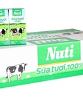 Hình ảnh: Sữa tươi có đường 100% Nuti 180ml thùng 48 hộp