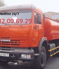 Hình ảnh: Xe bồn phun tưới nước KAMAZ 12 khối,Xi téc chở nước Kamaz 53229