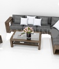 Hình ảnh: sofa gỗ phòng khách - sofa gỗ sồi q2 q7 q9
