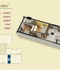 Hình ảnh: Cần bán căn hộ 2PN, nhận nhà ở ngay, giá 900 triệu, 56m2 0909 690 860