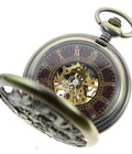 Hình ảnh: Đồng hồ quả quýt bỏ túi ZIJAE hình rồng phượng CSB1014