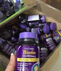 Hình ảnh: Hộp Natrol Biotin 100 Viên chống rụng tóc, gãy móng và trị mụn