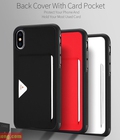 Hình ảnh: Ốp lưng Iphone X/Iphone 10 Dux Ducis Pocard dán lưng Carbon