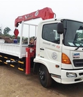 Hình ảnh: Xe tải Hino 6.4 tấn gắn cẩu Unic 3 tấn 4 khúc nhập khẩu chính hãng từ Nhật Bản