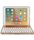 Hình ảnh: Bàn phím Bluetooth ipad kiêm ốp lưng mini 4 LED Cao cấp